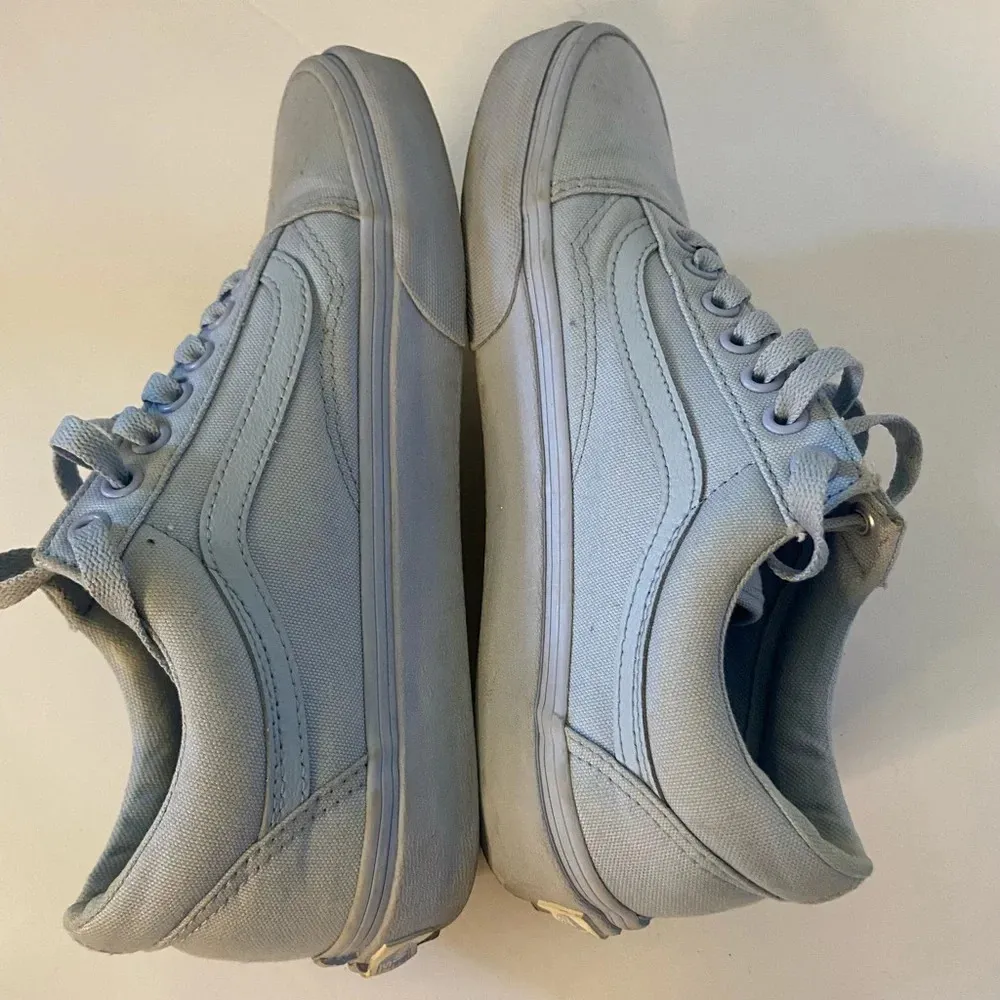 Vans Light Blue Skate Shoes Size 8.5​​ - Image 4