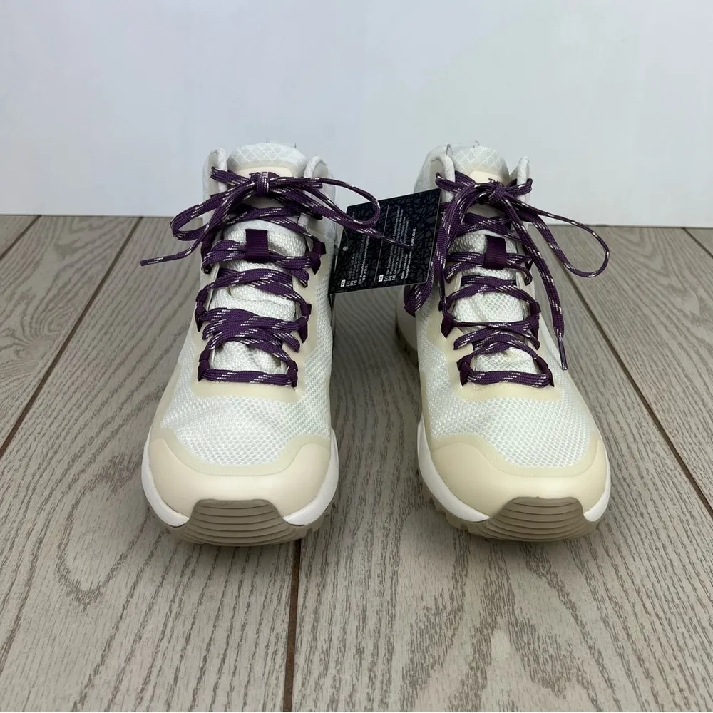 North Face Women's Activist Mid Futurelight Shoes US11 Gard. White & Purple $145 - Image 2