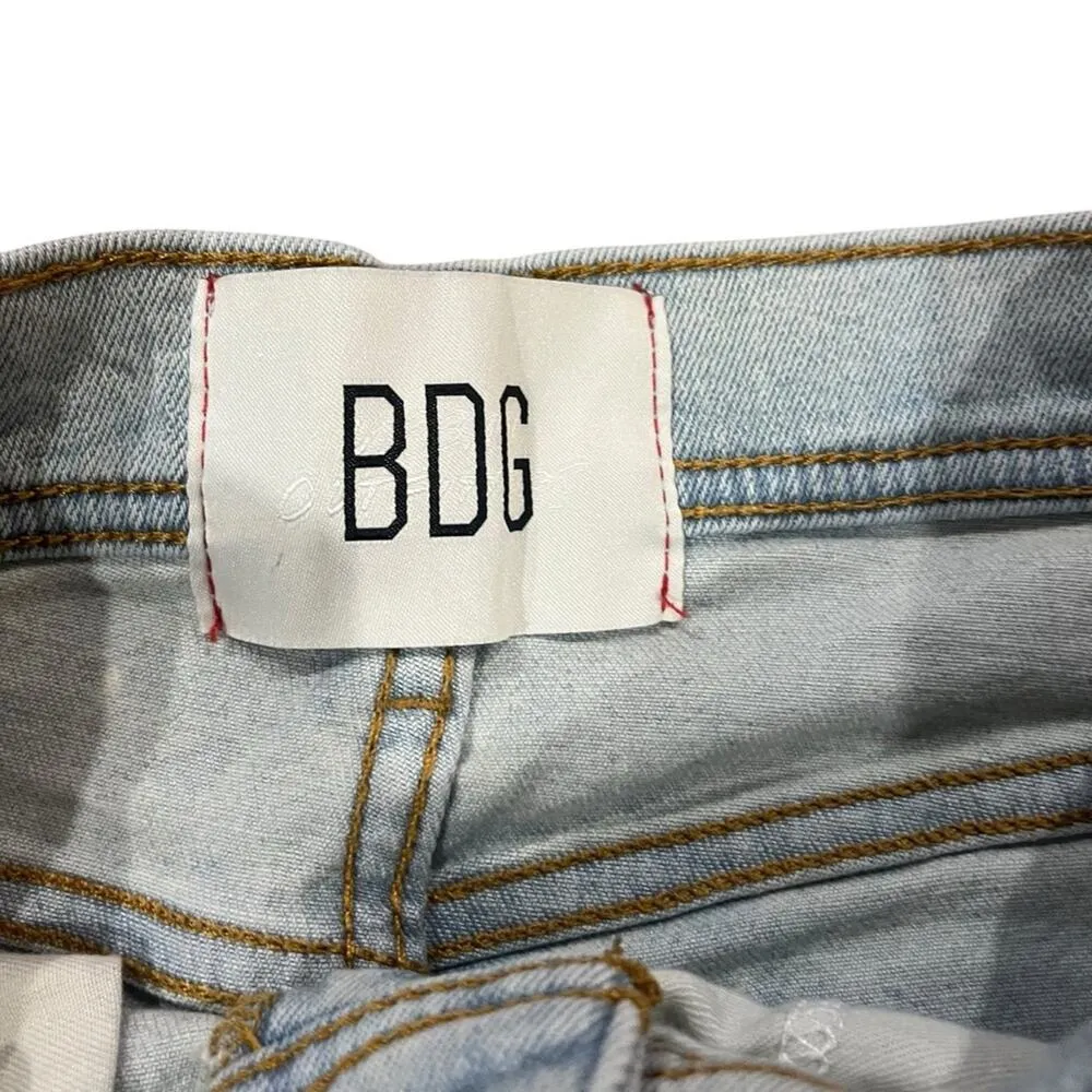 Urban Outfitter BDG Skinny Stretch Jeans Womens Size 29/32 Light Wash Denim - Image 4