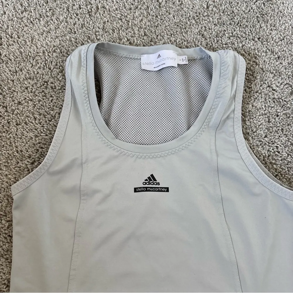 Adidas by Stella McCartney Gray Athletic Tank Top Size Small - Image 2