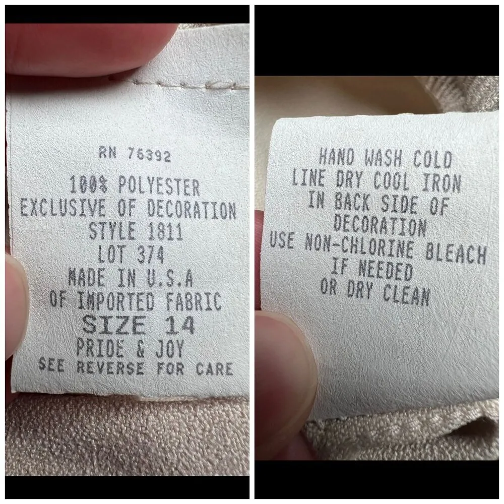 Vintage 80s Sequin Jacket + Skirt Suit Set Pride & Joy Size 14 - Image 9