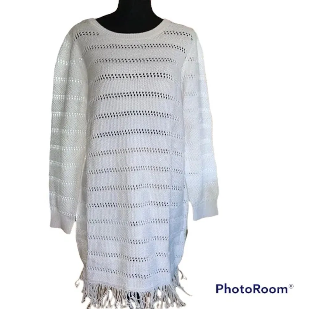 ✨ Margaritaville Cover Up✨ White Size L - Image 3