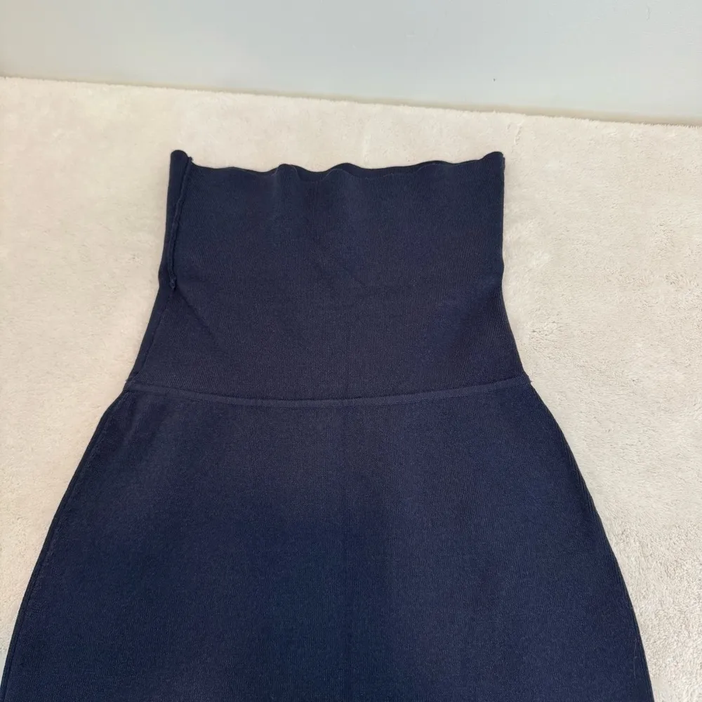 MM Lafleur Harlem Pencil Skirt in Jardigan Knit Navy S - Image 7