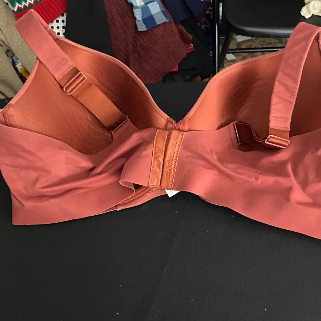 Cacique SIZE 44DD RUST COLOR UNDERWIRE PADDED Full-Coverage Bra CLEAN - Image 5