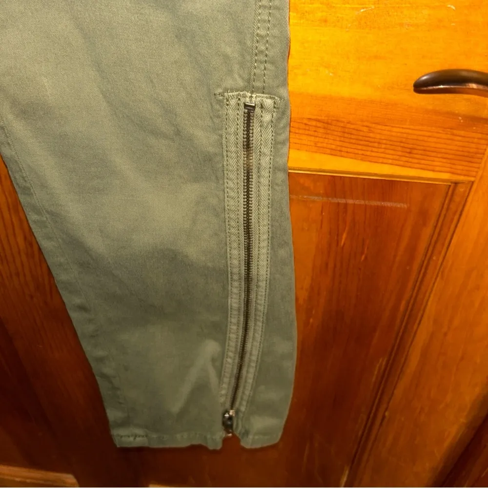 Good American Women’s Twill Skinny Cargo Olive Pant Sz 14/32 -NWTS - Image 9