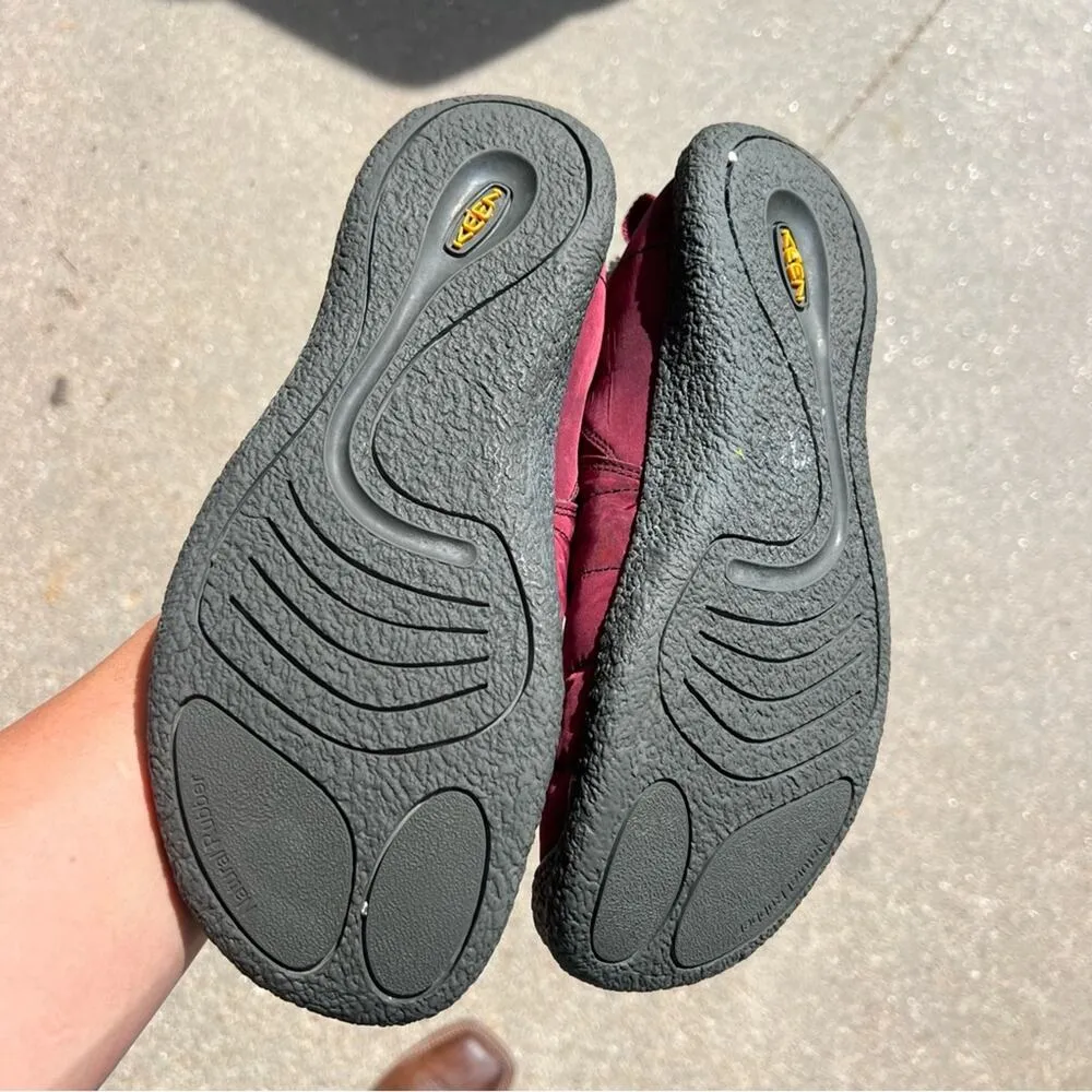 Keen Howser II Outdoors Slipper fleece lined Andorra cranberry 1026851 Size 10 - Image 7