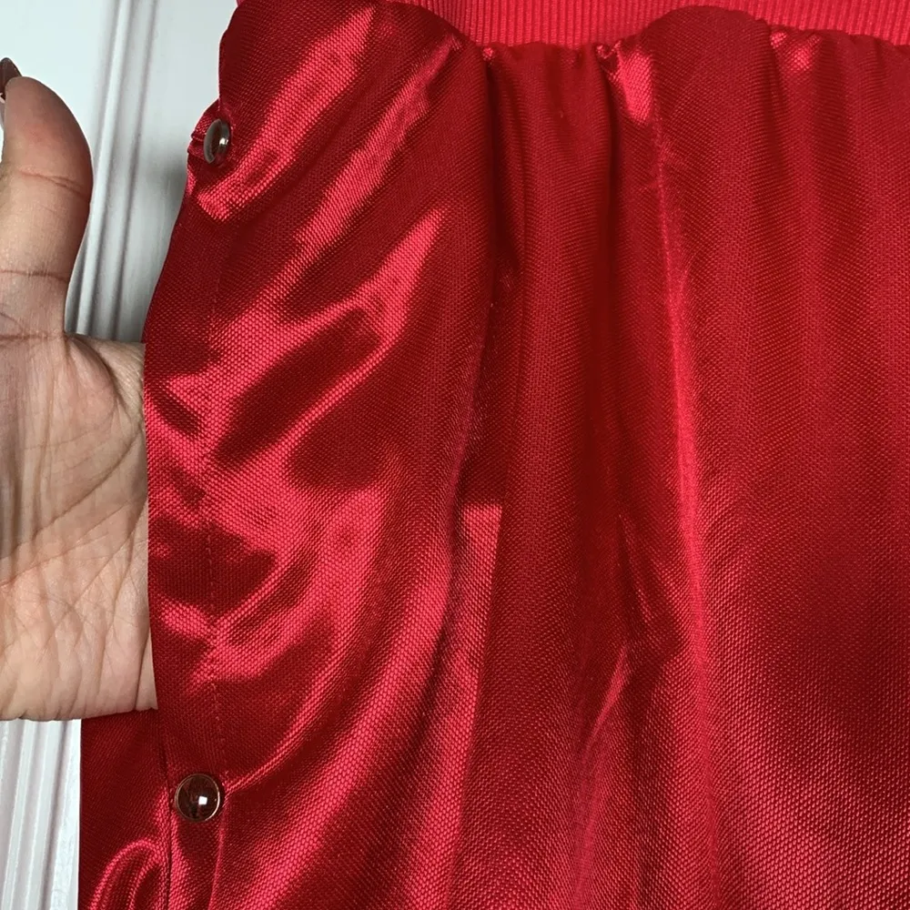 Adidas Shiny Capri Red "RESPECT ME" Pants Size XL NWT #DS-1637 - Image 3