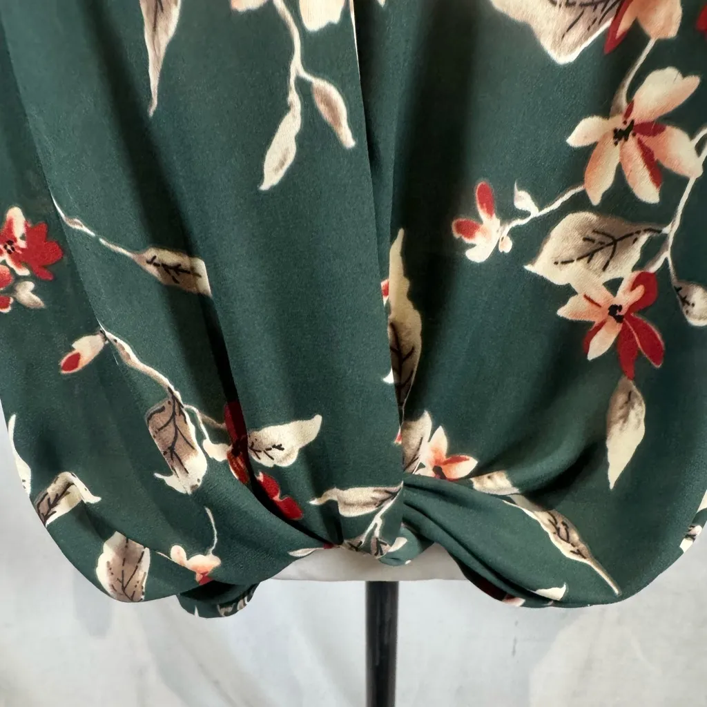 Beacon green and copper Allura knot detail top size large - Image 4