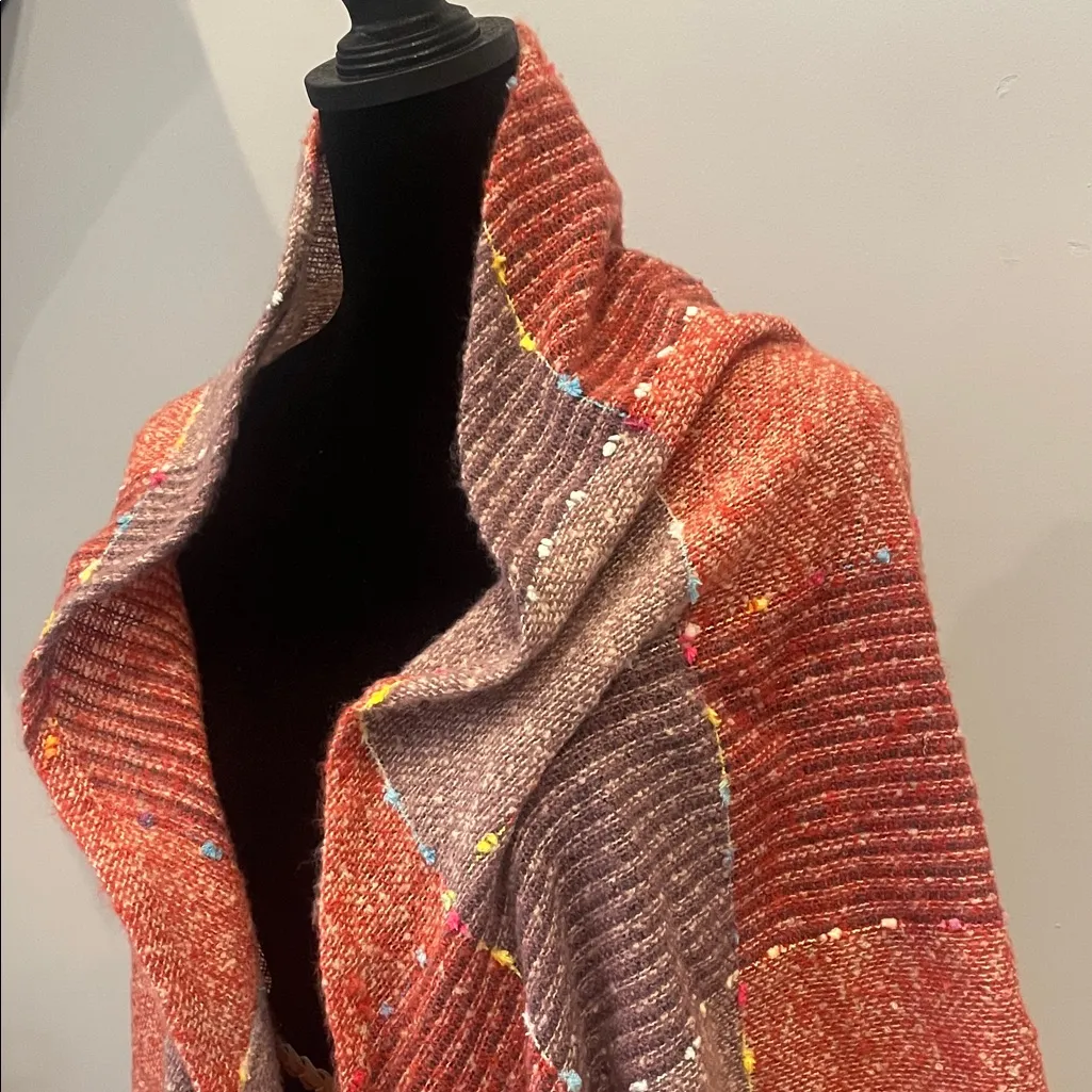 Stylish Plaid Women's Shaw - Image 2