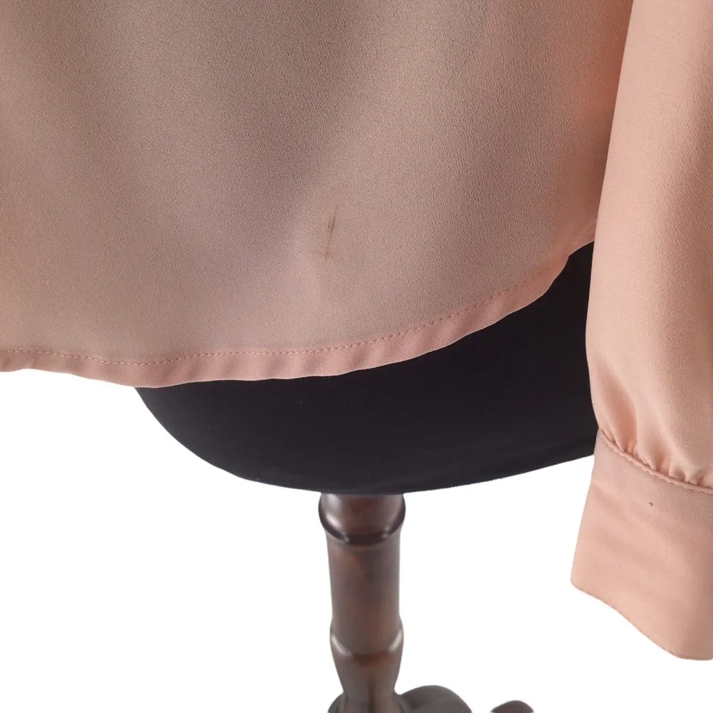 Forever 21 Plus Size Pink Long Sleeve Blouse - Image 8