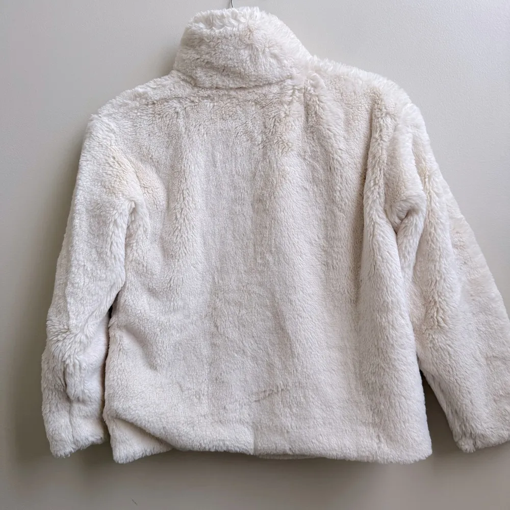 Patagonia Teddy plush faux fur coat jacket girls Size L 12 - Image 2