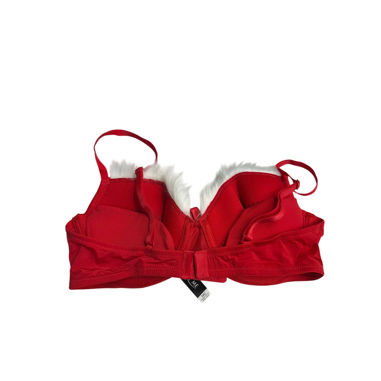 Adore Me Santa Bra Size 34C Christmas Lingerie Sexy Mrs Clause Holiday Costume - Image 2