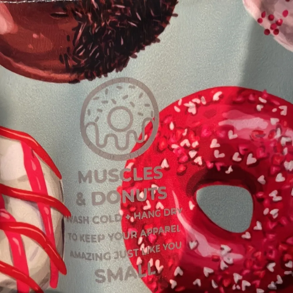 Muscles & Donuts Bike Shorts Blue - Image 5
