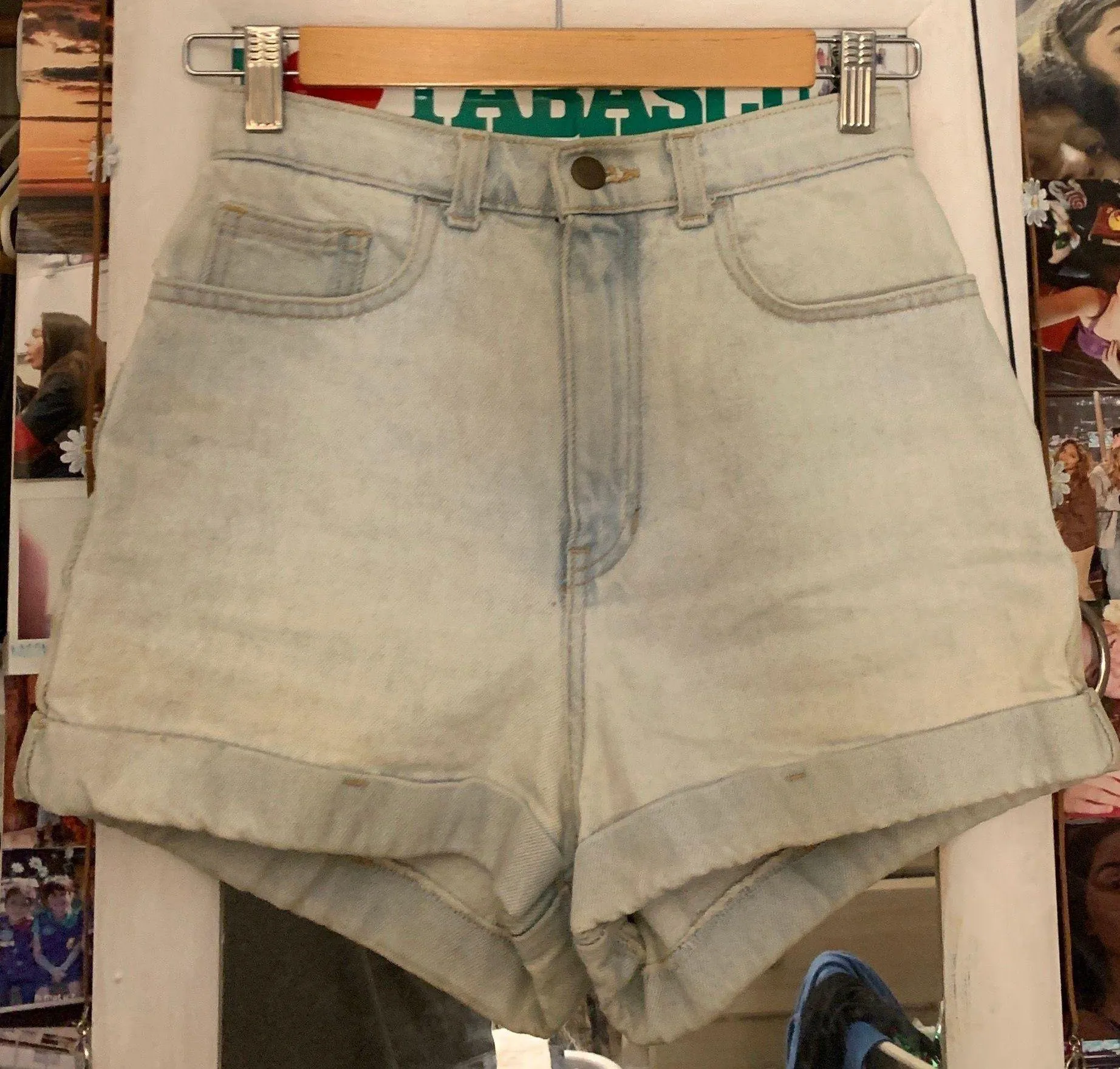 Light Wash Jean Shorts - Image 3