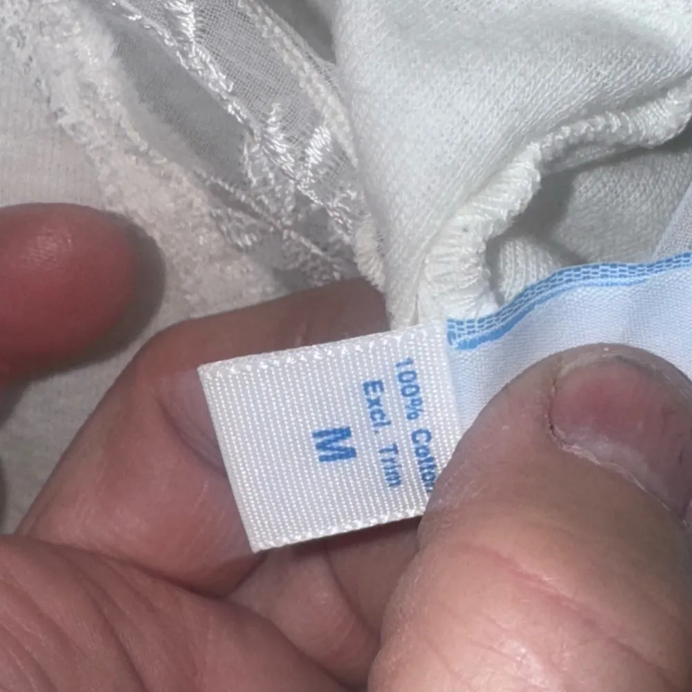 Vintage Hanky Panky White Cotton Slip Dress Size Small to Medium - Image 8