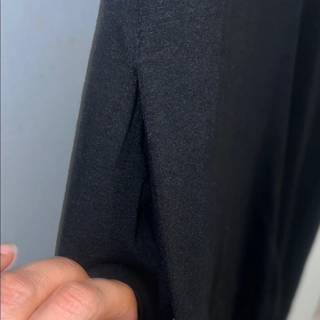 Wide Leg Pants Overall Jumpers with Pockets Black Size M - Image 7