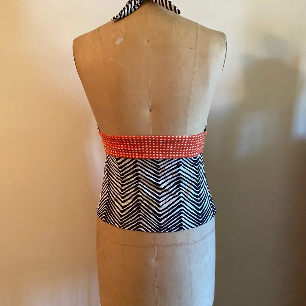 La Blanca Brown and Orange Bikini - Image 3