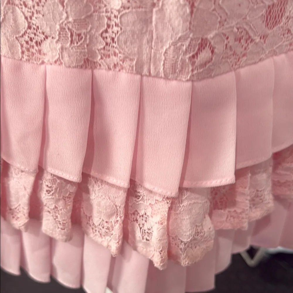 Jessica Simpson  Blush Lace Dress - Image 3