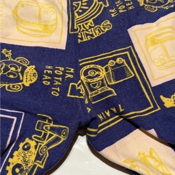 Lularoe X Disney Collaboration Toy Story‎ Leggings Size TC Navy, Yellow, Cream - Image 6