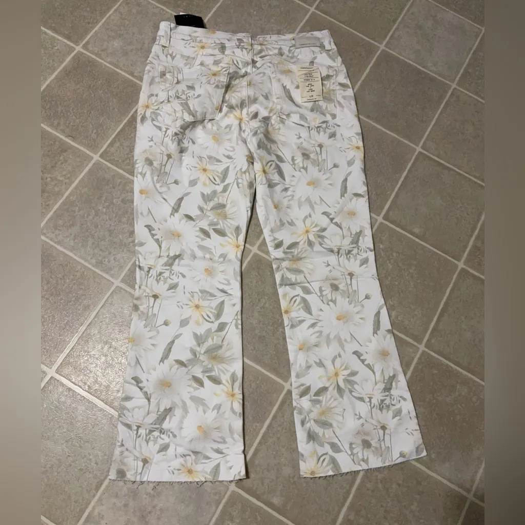 Current/Elliott White Floral Pants - Image 4