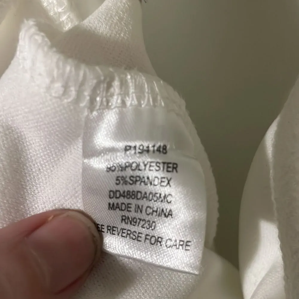 DON’T you Dare Little‎ White Dress size Medium - Image 6