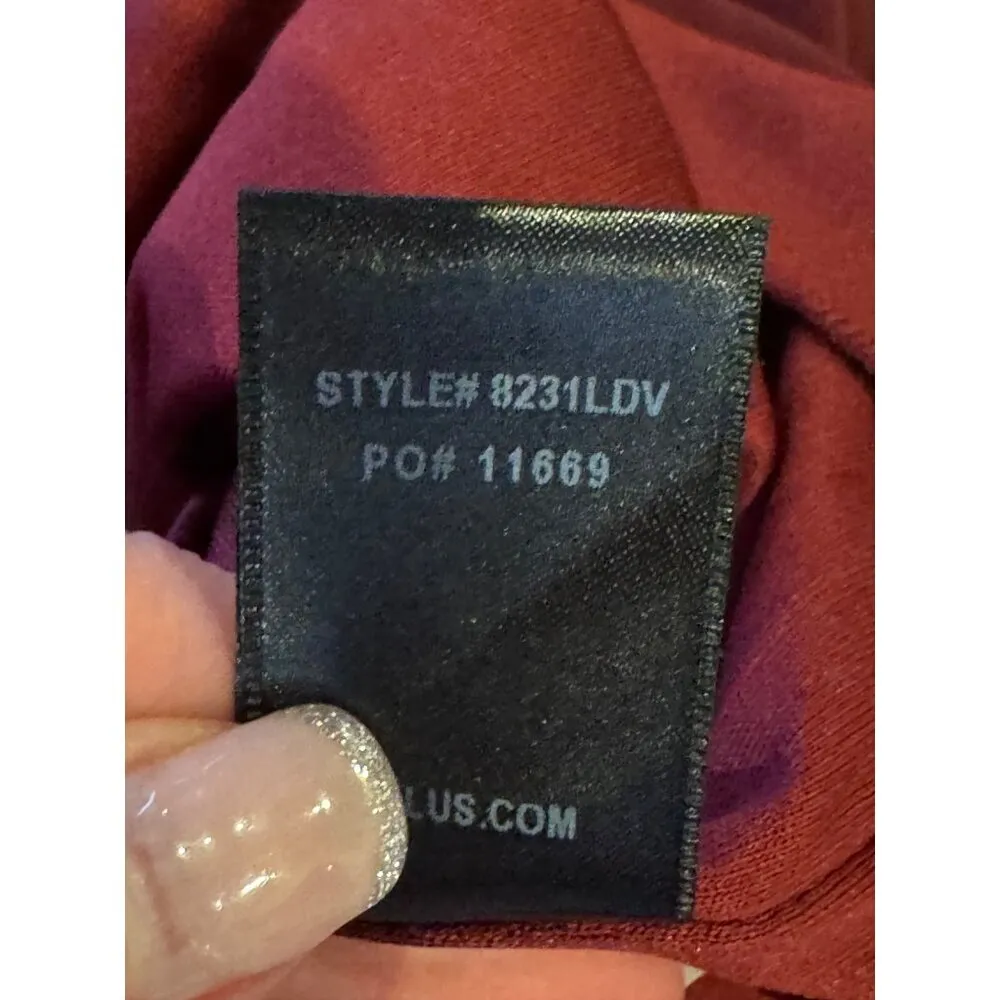 Lulus‎ Dress Women Medium Burgundy Time of Love Sequin Halter Skater Mini Prom - Image 13