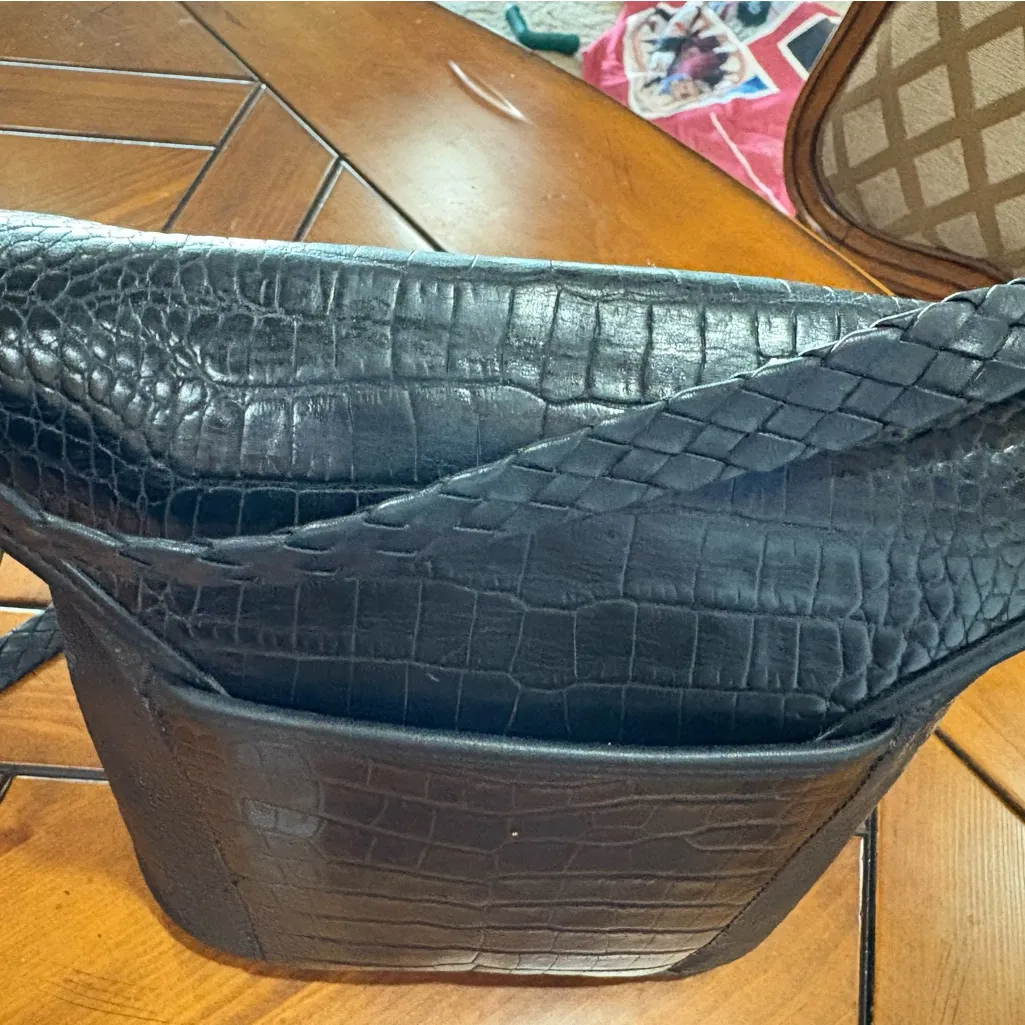 Brighton brand Black Crocodile-Embossed bag that is really beautiful. - Image 9
