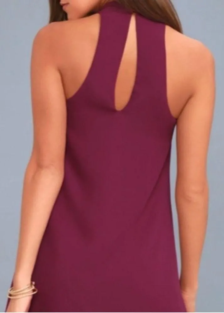 NWT Lulu's Chocker Magenta Swing Mini Dress. - Image 3
