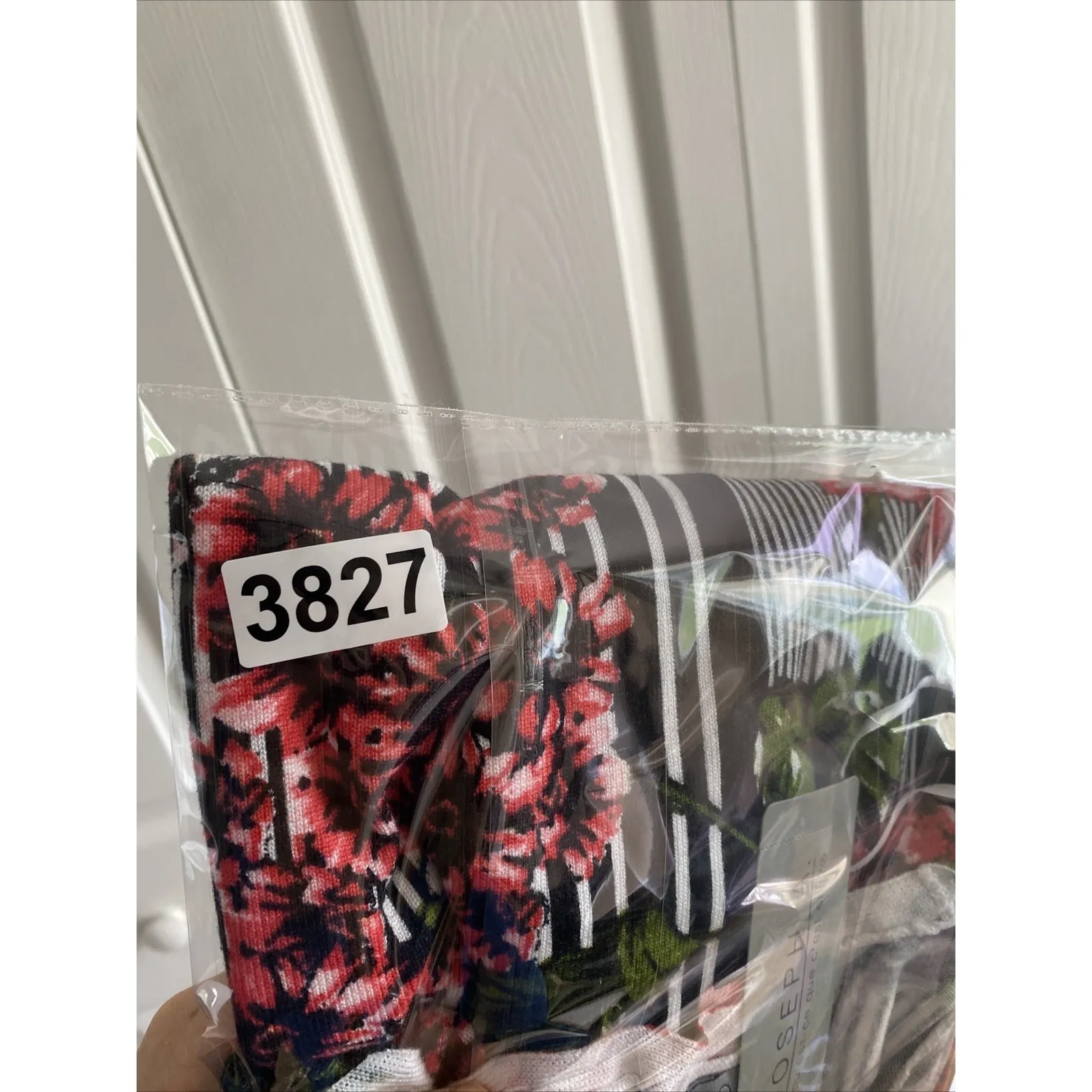 Joseph A Womens‎ Medium Striped Floral 3/4 Sleeve Pullover Top NEW - Image 6