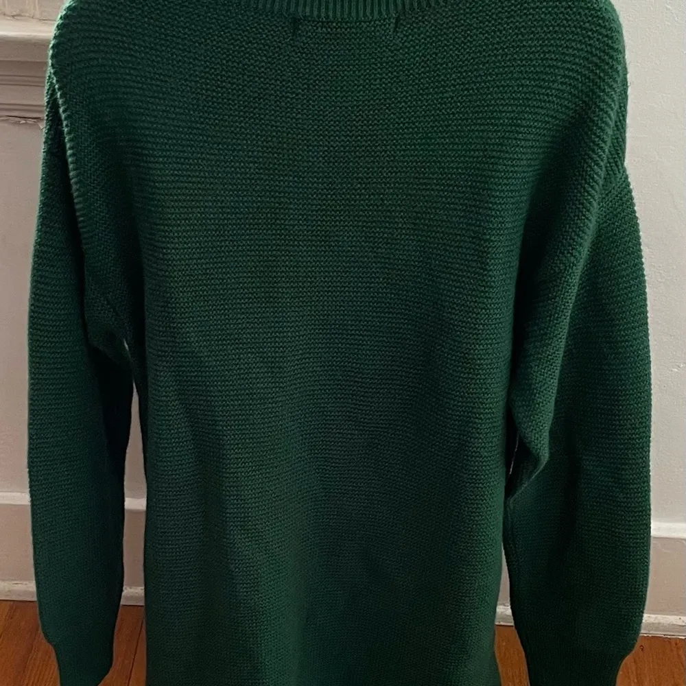 House of Harlow 1960 X Revolve Owen wool blend forest green oversized sweater XS - Image 5