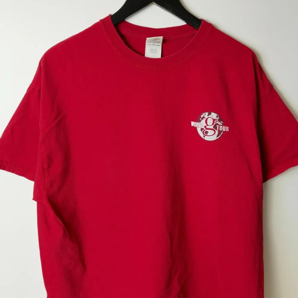 2015 Gildan Garth Brooks World G Tour Birmingham Alabama T Shirt Graphic Tee Red - Image 12
