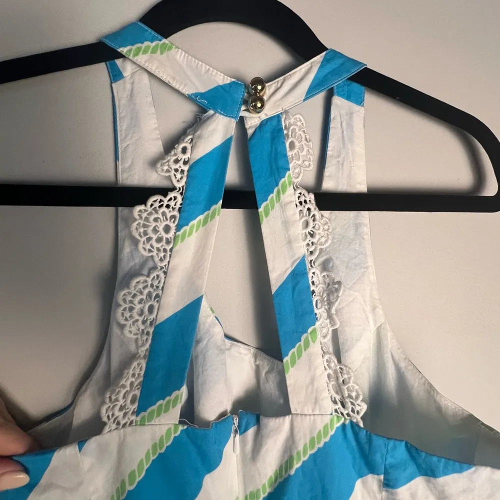 Lilly Pulitzer Blue and White Patterned “Roper” Dress - Image 7