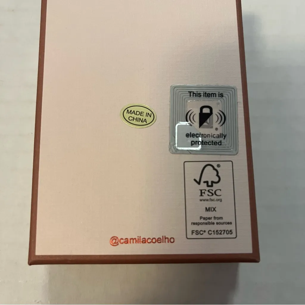 Camila Coelho Bow Necklace Cubic Zirconia Stone Bow w/ Glass Pearl Chain NIB - Image 6