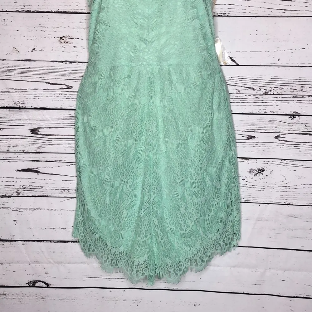 Intimately Free People NWT Size S Mint Green ‘She’s Got It’ Lace Dress - Image 3
