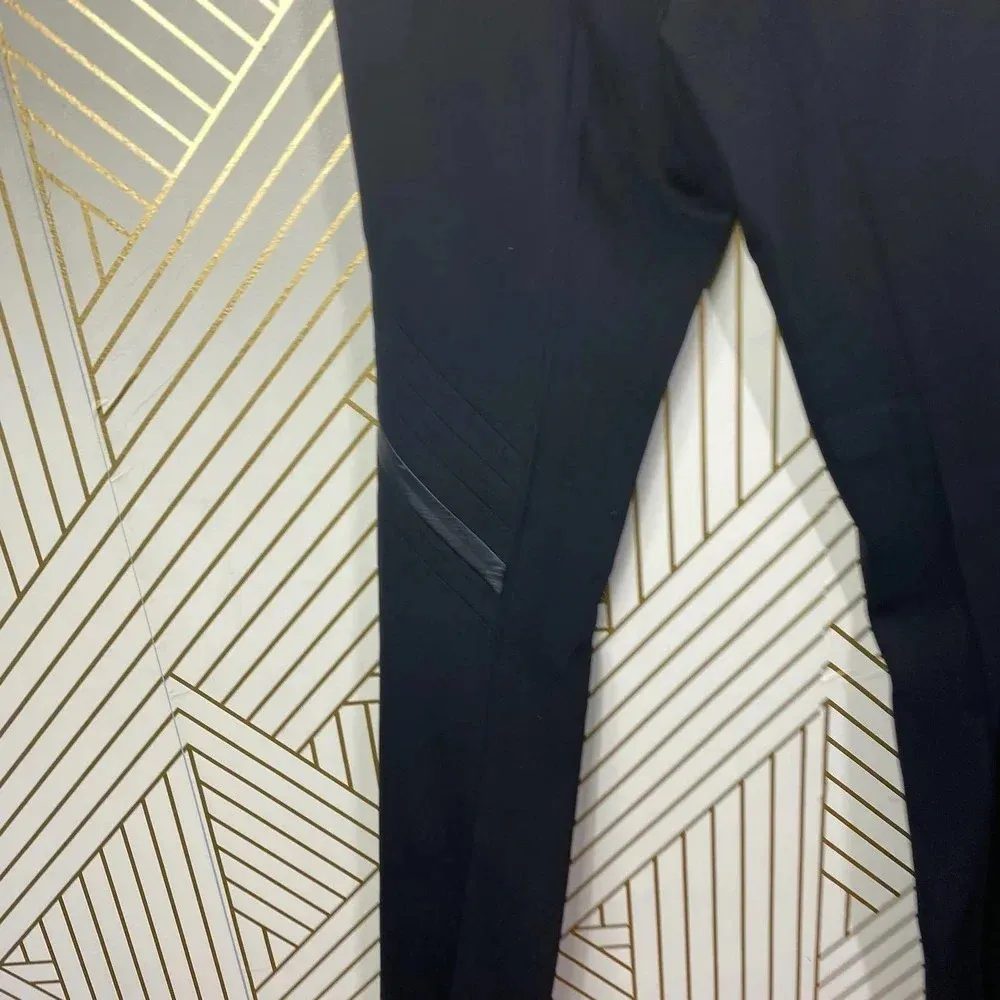 Bally Leather Accent Black Dress‎ Pants Size US 8 - Image 9