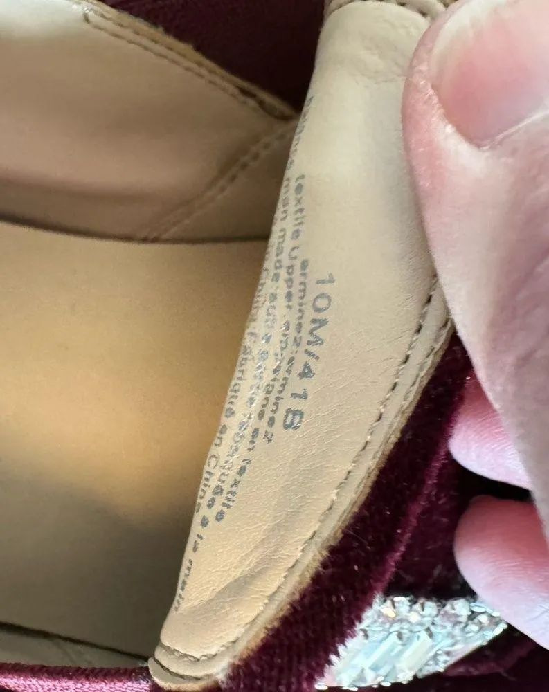 Karl Lagerfeld velvet embellished shoes - Image 6