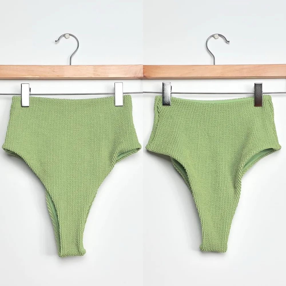 NWT  Green Ribbed Bikini Set - Image 4