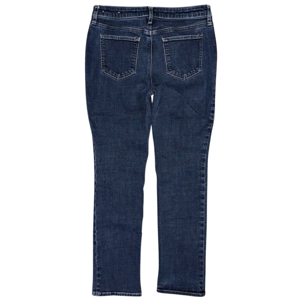 Chico’s So Slimming Girlfriend Jeans 4 Short (Chico’s 0) Dark Wash Straight Leg - Image 2