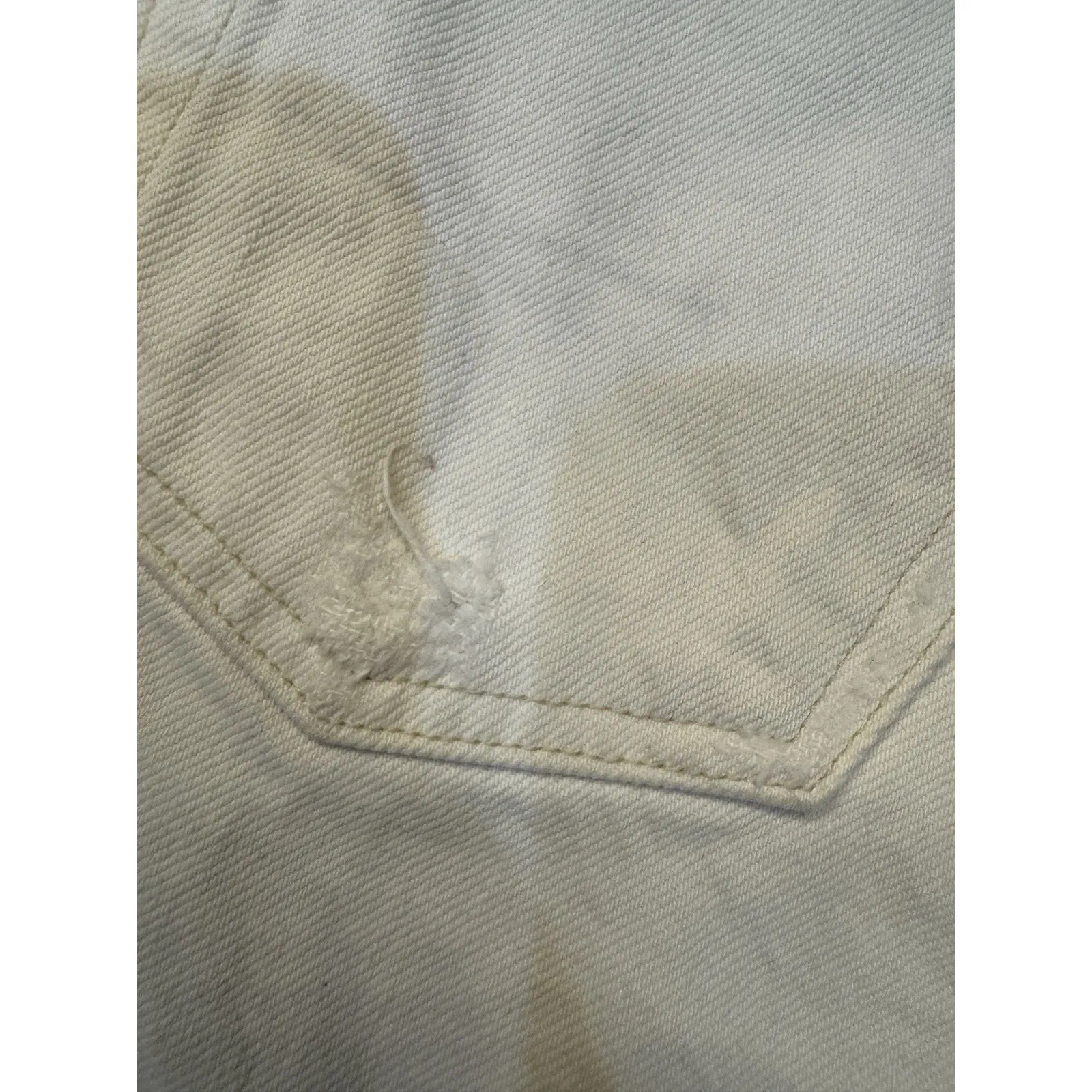 Agolde Parker Long Shorts Loose Fit Panna Organic Cotton Womens‎ Size 24 - Image 13