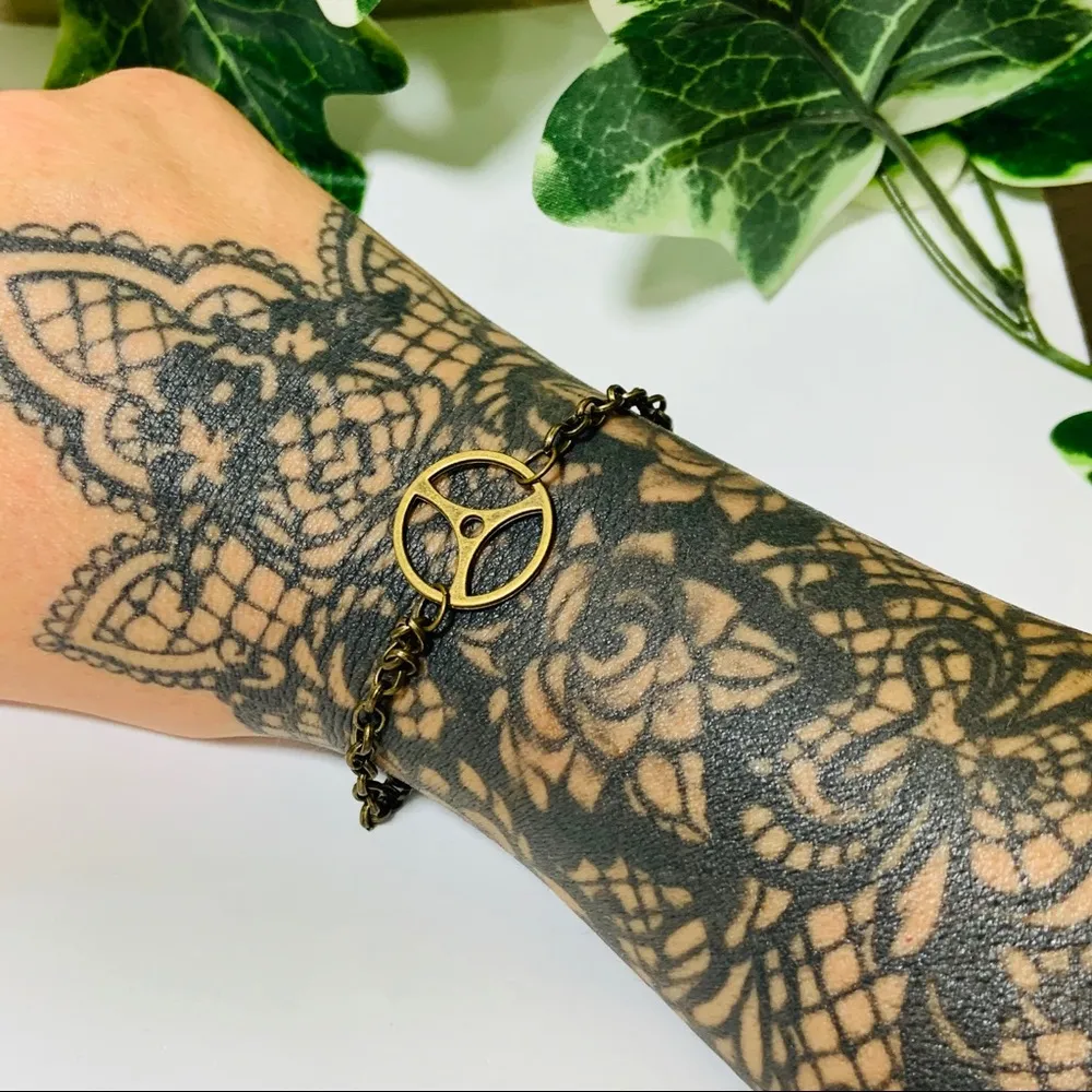 Steampunk Gold Pirate Bracelet New - Image 4