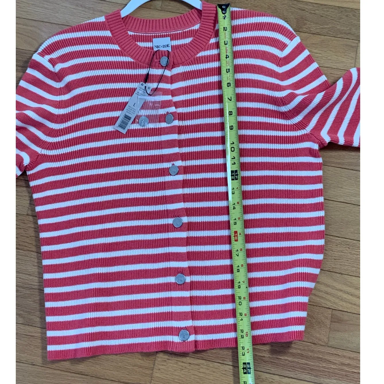 Nic‎ + Zoe 9 to 5 Cardigan Cotton Blend NWT size large - Image 7