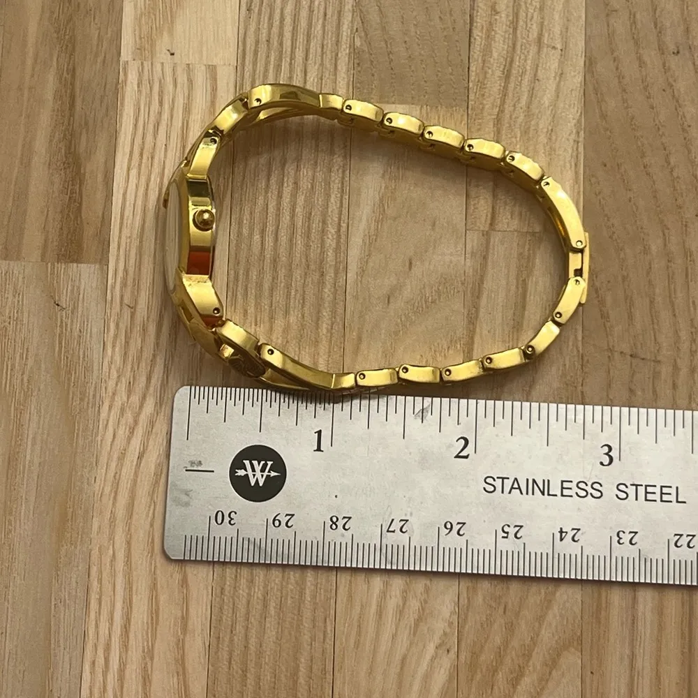 Bulova Ladies Watch Designer Gold Tone Bracelet Mother of Pearl Dial - Image 15