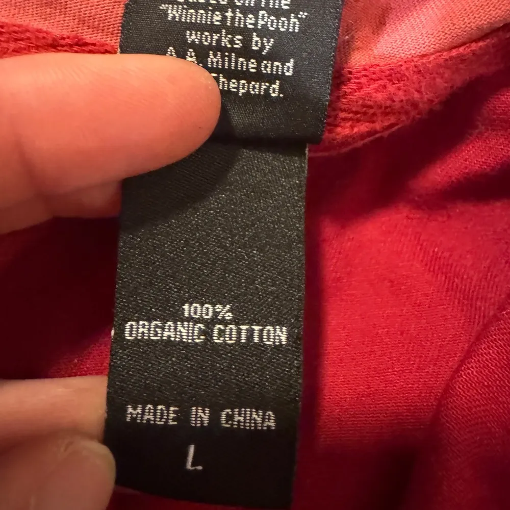Vintage Red Hoodie with Winnie the Pooh - Image 5
