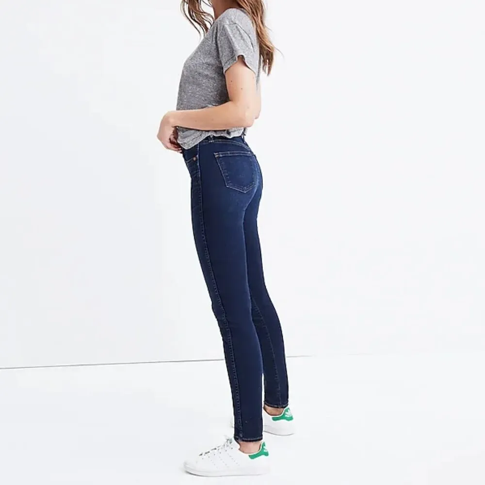 Madewell Petite 10" High-Rise Skinny Jean in Hayes Watch - Image 2