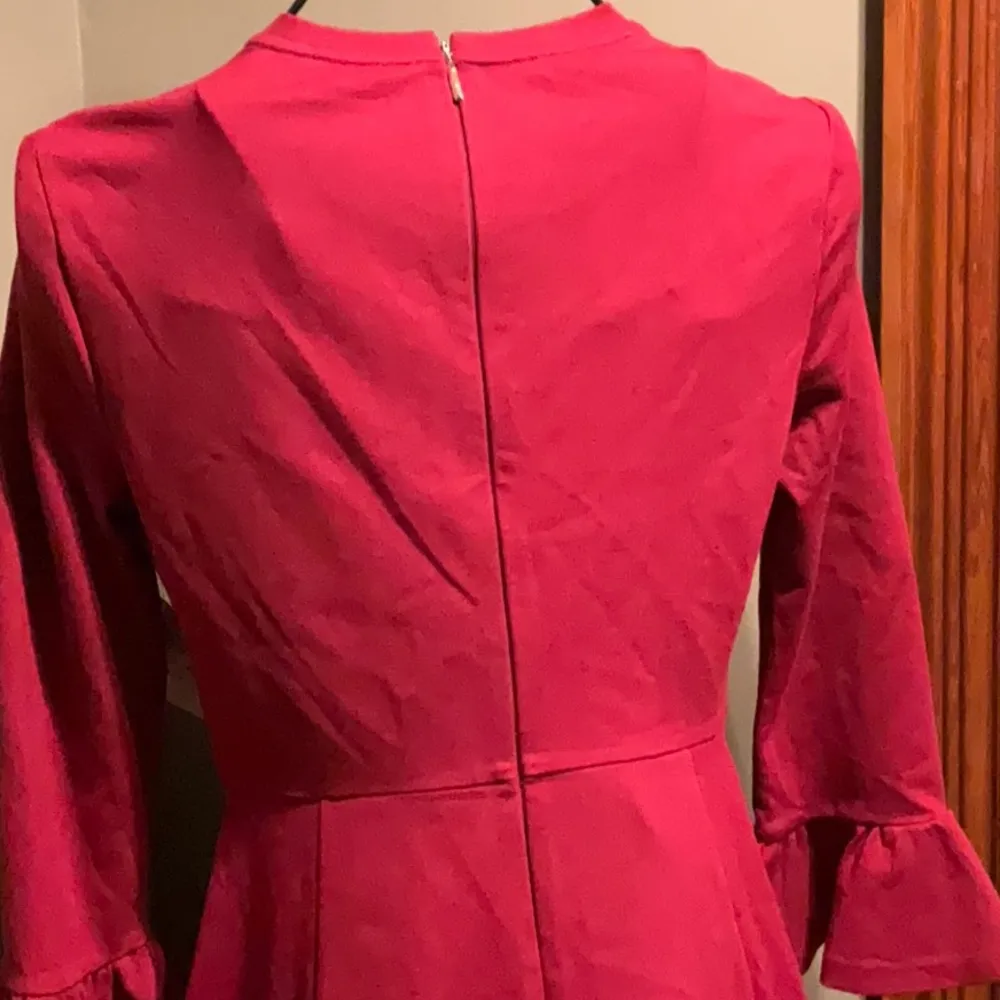 NWT Kate Spade Red A-Line Bell-Sleeve Dress Sz. S - Image 6