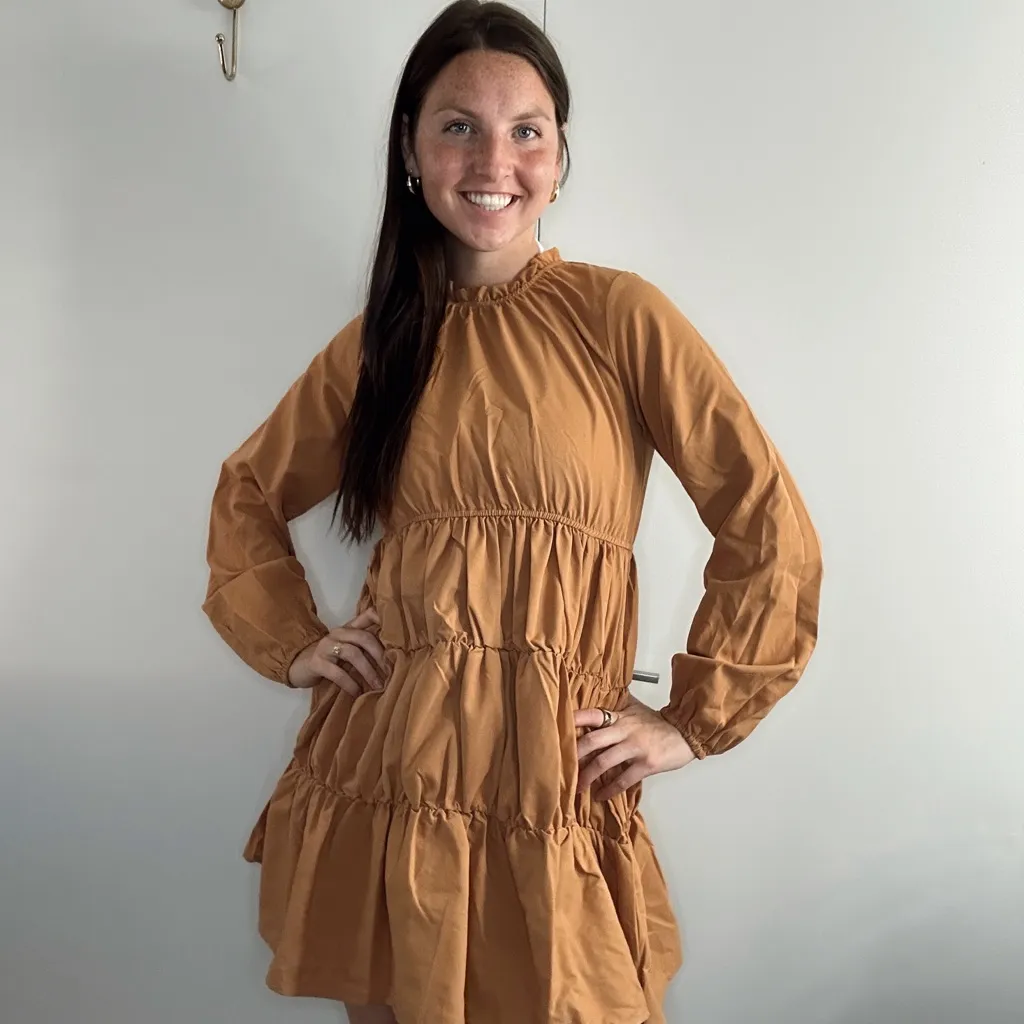 Boohoo  Long-Sleeve Dress - Image 2