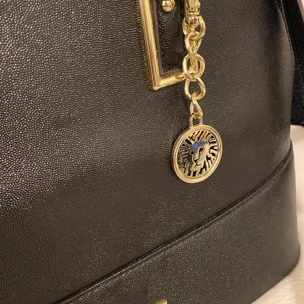 Anne Klein Black Dome Satchel EUC some flaws - Image 11