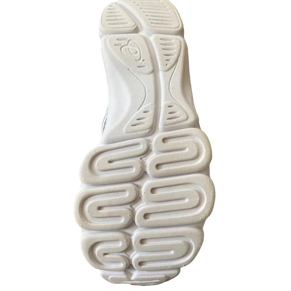 Easy Spirit e360 lace-free slip on shoes light grey and white womens 7 1/2 wide - Image 13