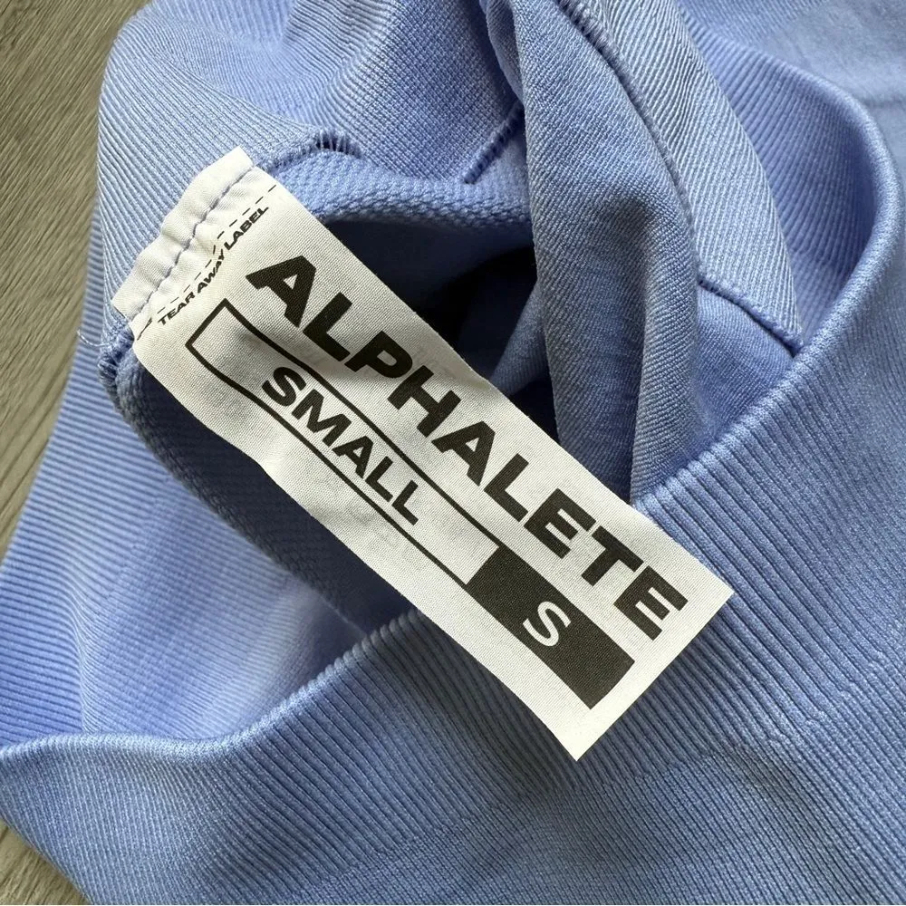 Alphalete Amplify High Rise Shorts NEW Shorts Digital Violet Small - Image 5