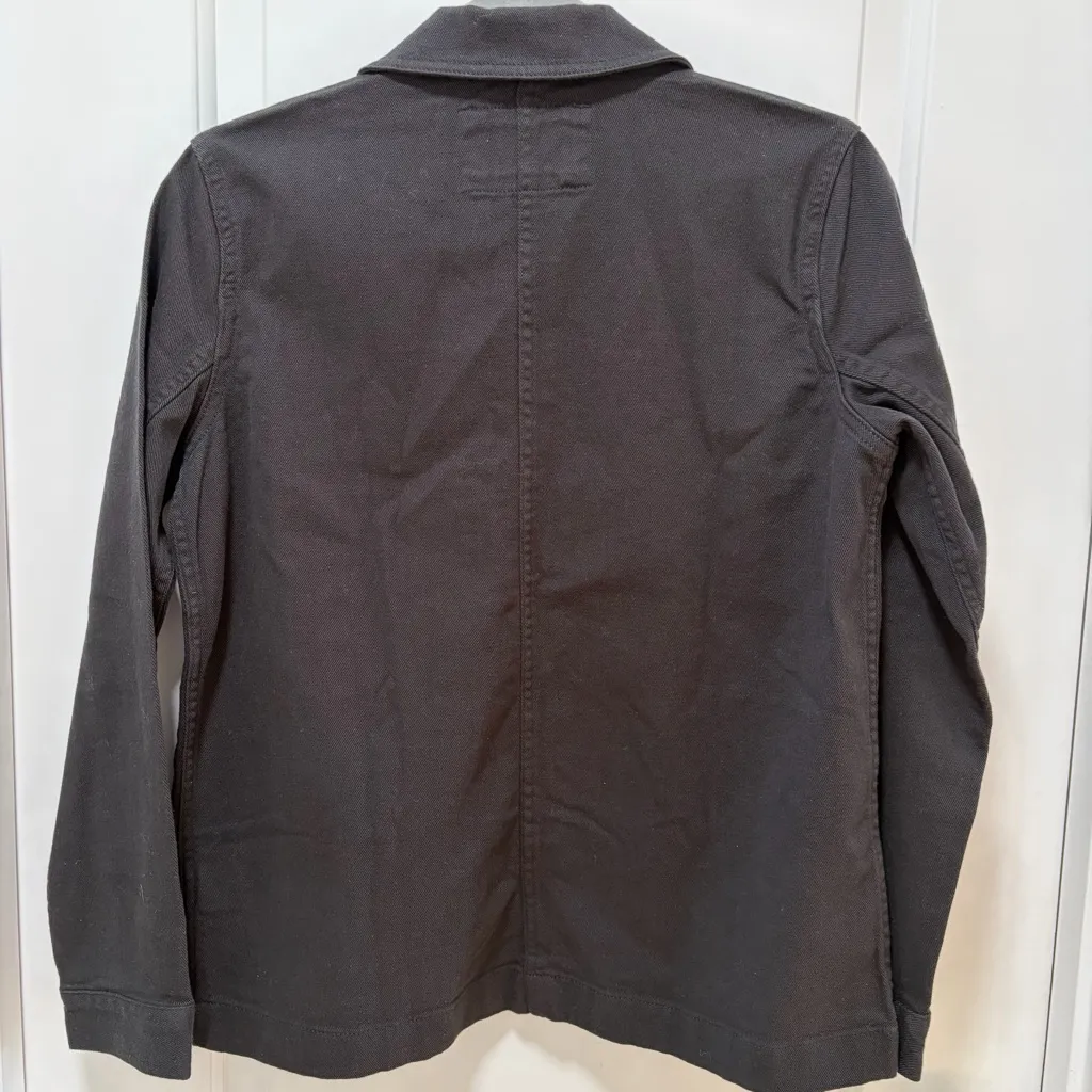 Quince Organic Comfort Stretch Chore Jacket NWT size XS in Black Twill - Image 11